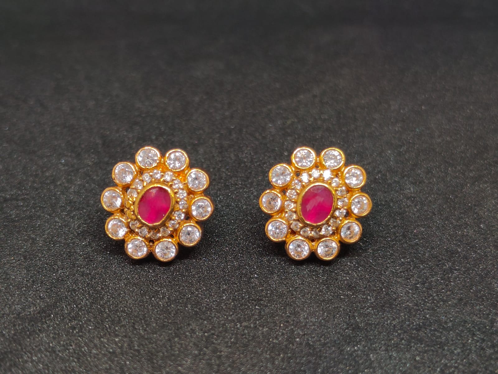 CZ Pink Studs