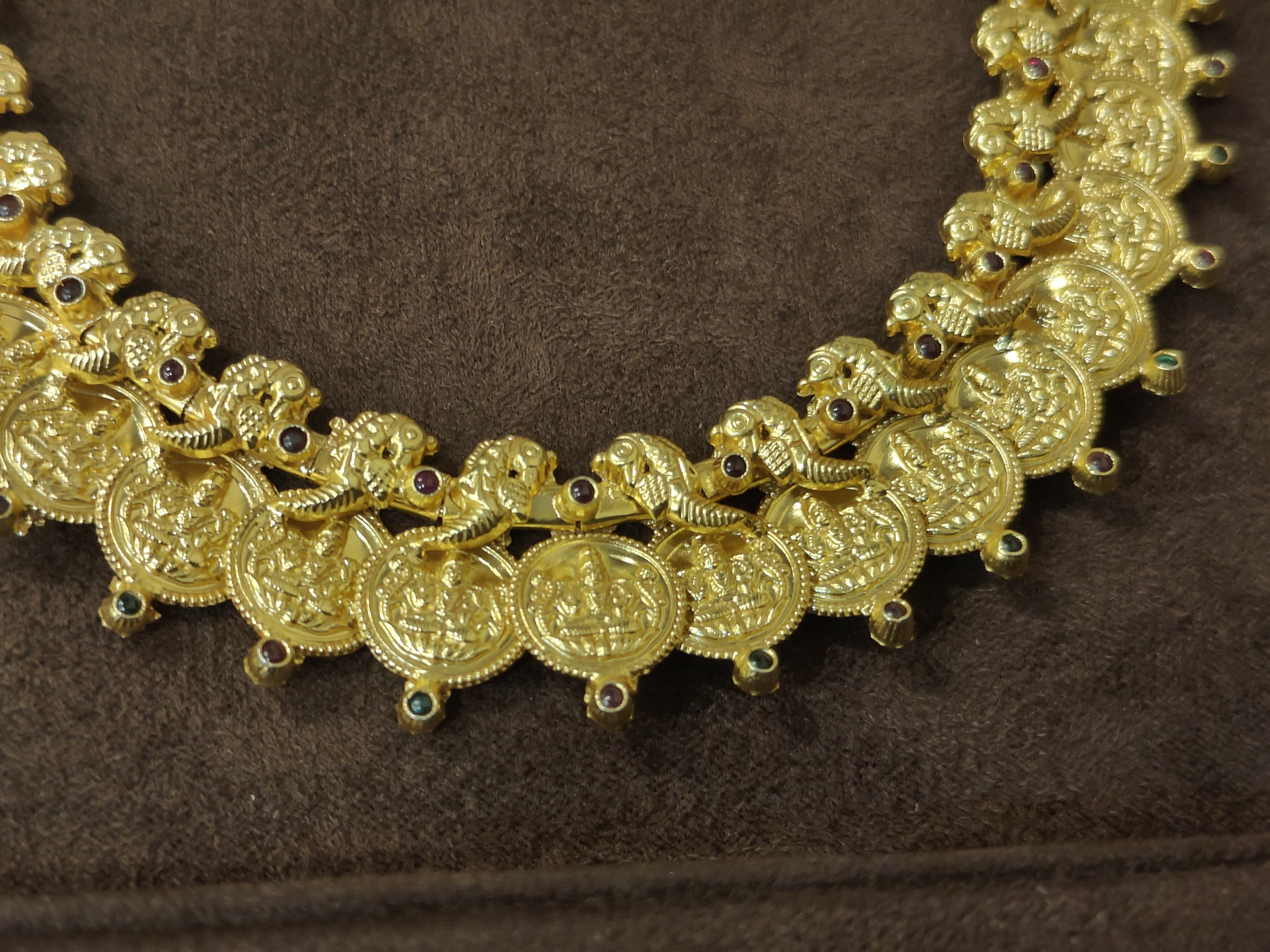 Kasulaperu Necklace with Peacock thumbnail 2