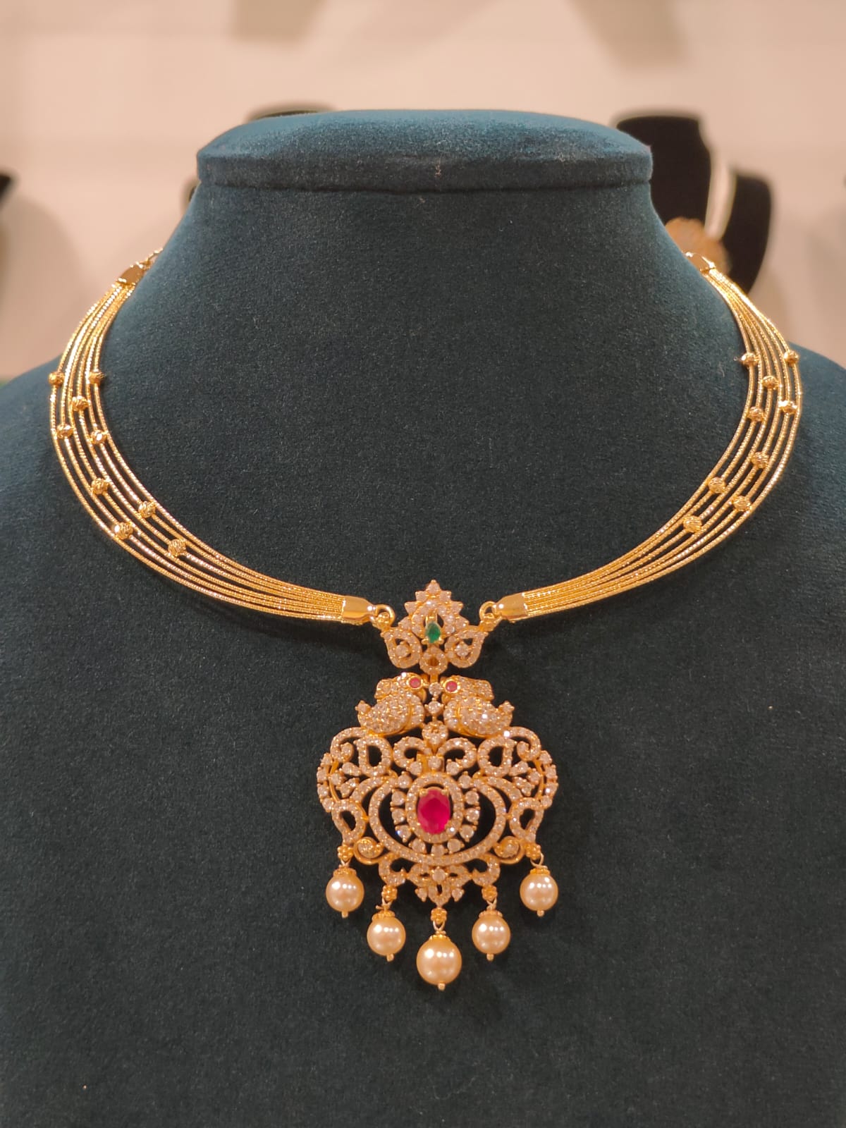 CZ Pendant Bloosom Kante 