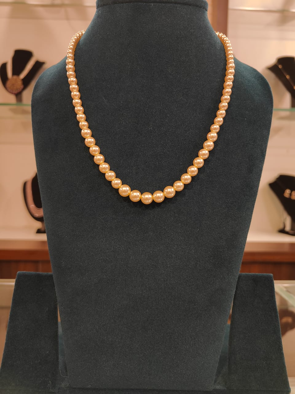 Single Line Graded Swarovski Pearls view 1
