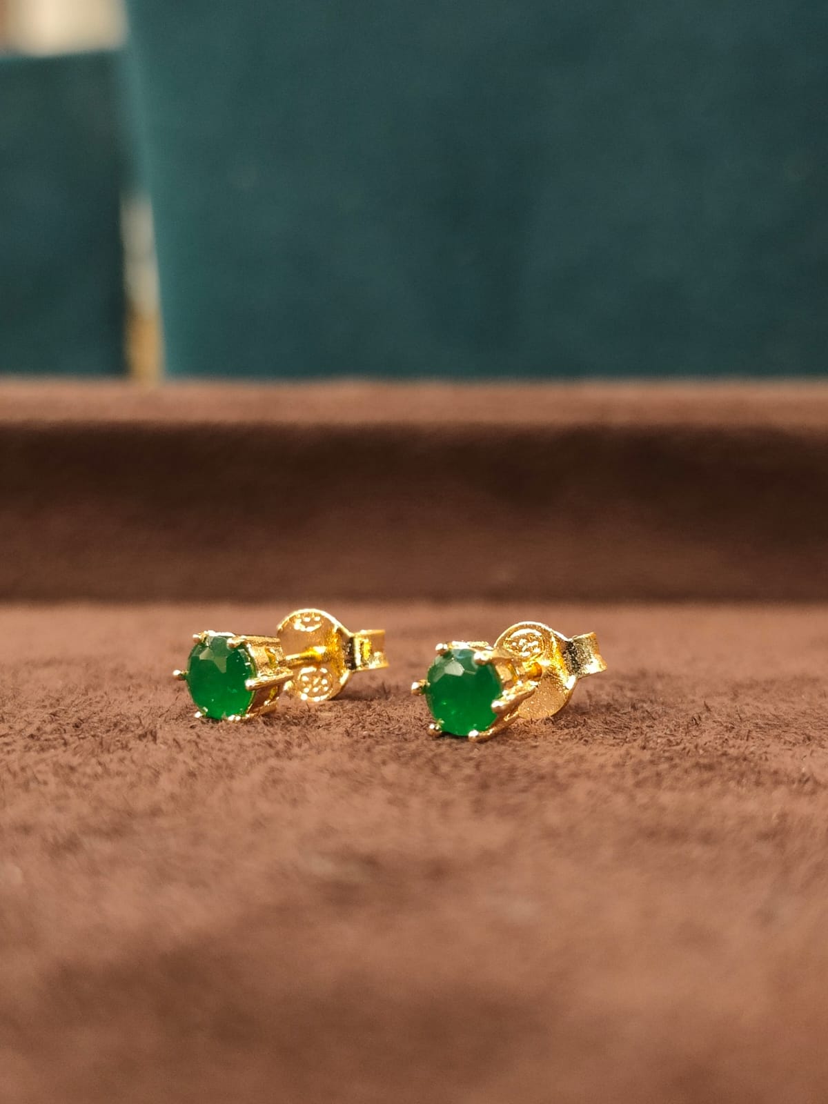 Green Single Studs