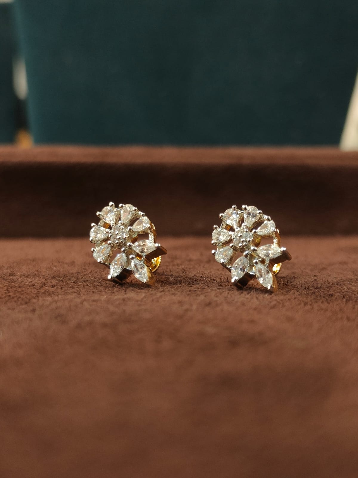 Oval CZ Studs