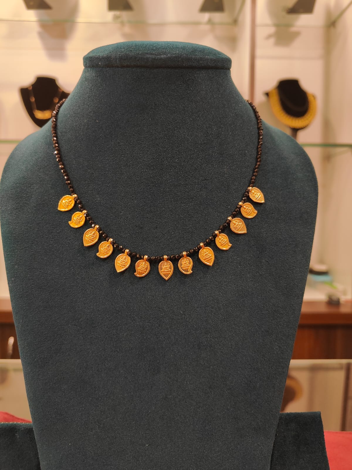 Black Beads With Mango Shape Kasulu view 1