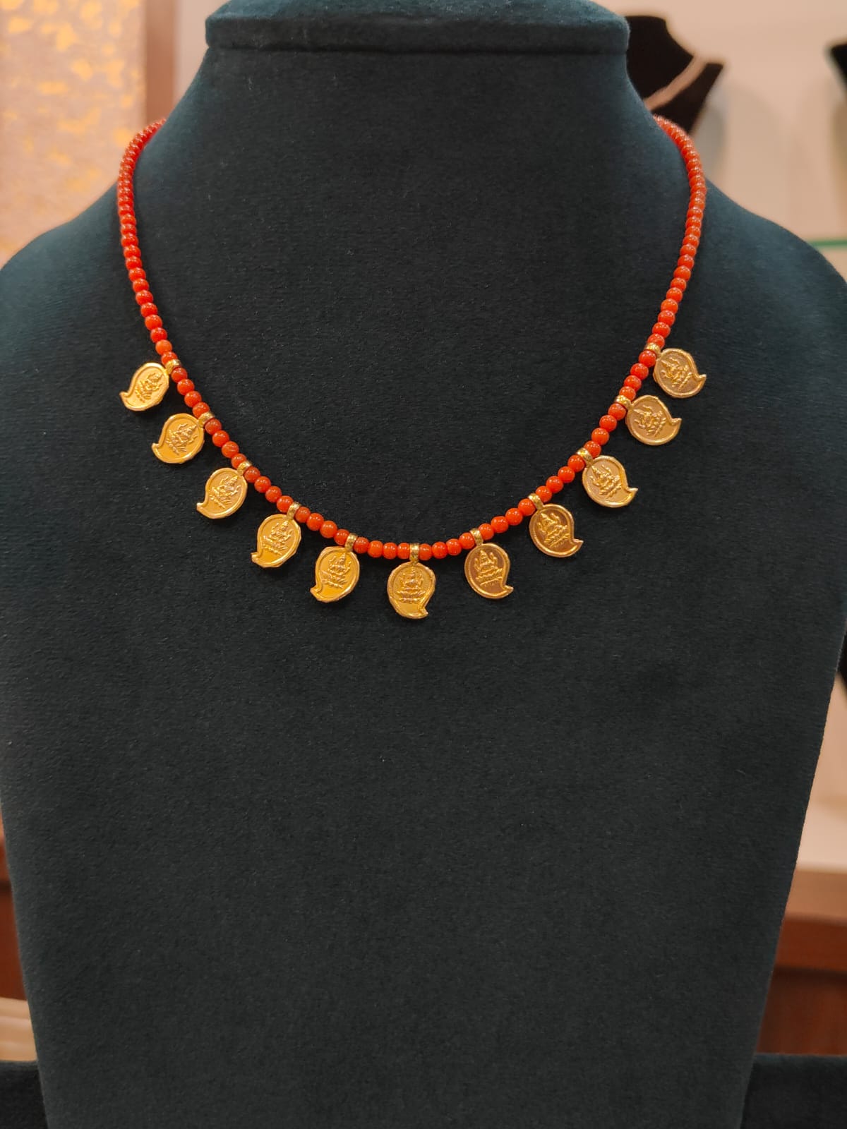 Coral Beads With Mango Shape Kasulu view 1
