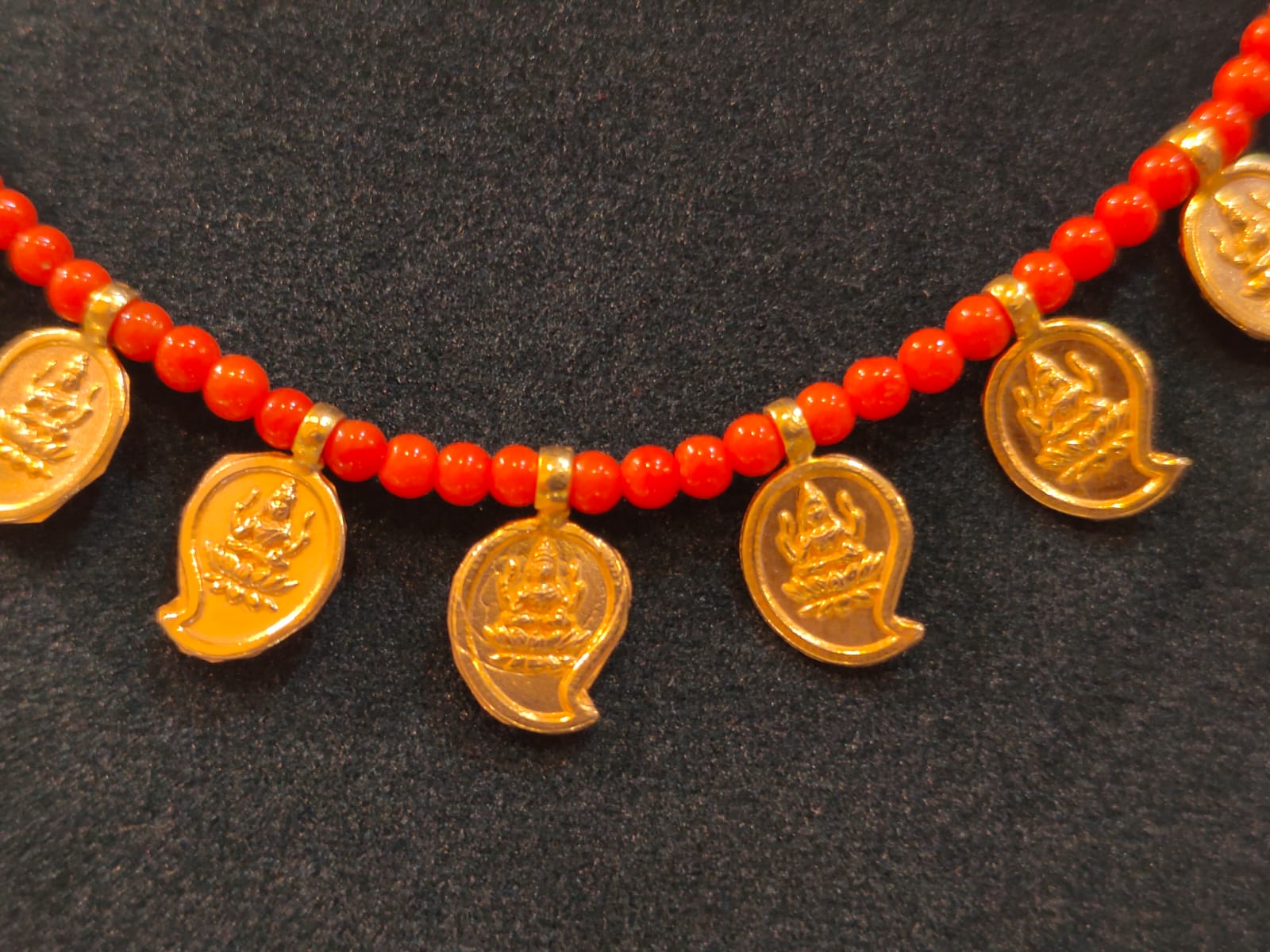 Coral Beads With Mango Shape Kasulu  thumbnail 3