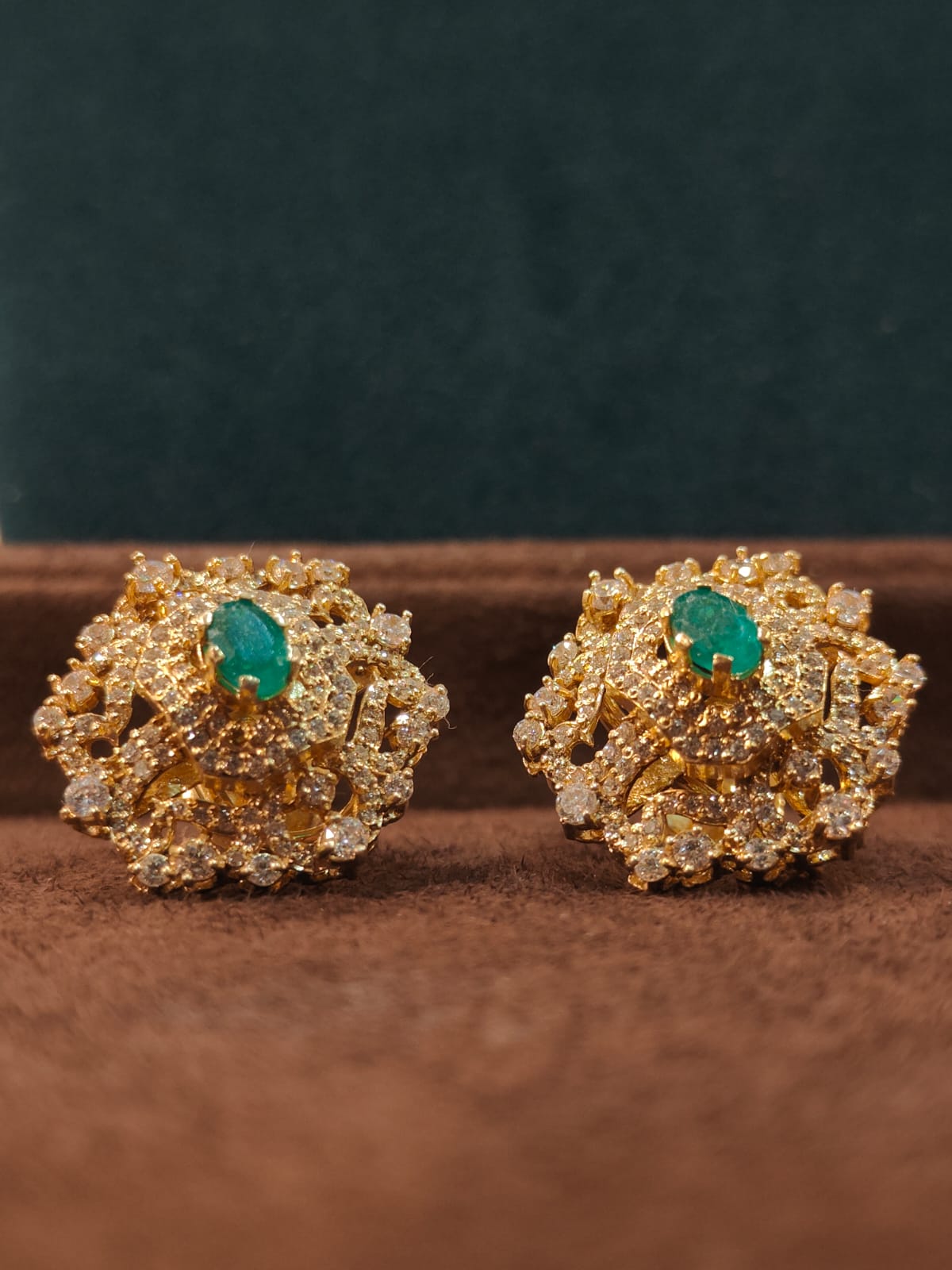 Hexa Mozanite Studs - S thumbnail 2