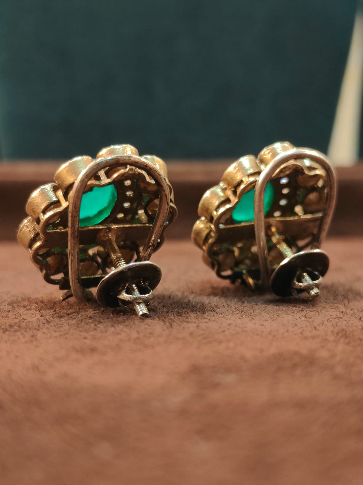Victorian Round Flower Studs thumbnail 2